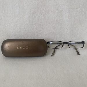 Gucci‎ GG 1865/U NIZ Black Eyeglasses Frames 53-17 140 Italy Designer Please See